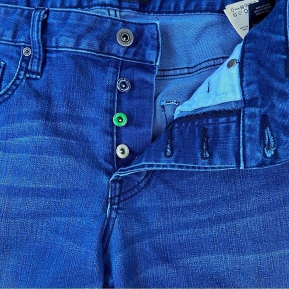 Scotch Soda Ralston Men’s indigo Blue Jeans Size 32 Slim Straight Button Fly - Picture 4 of 14